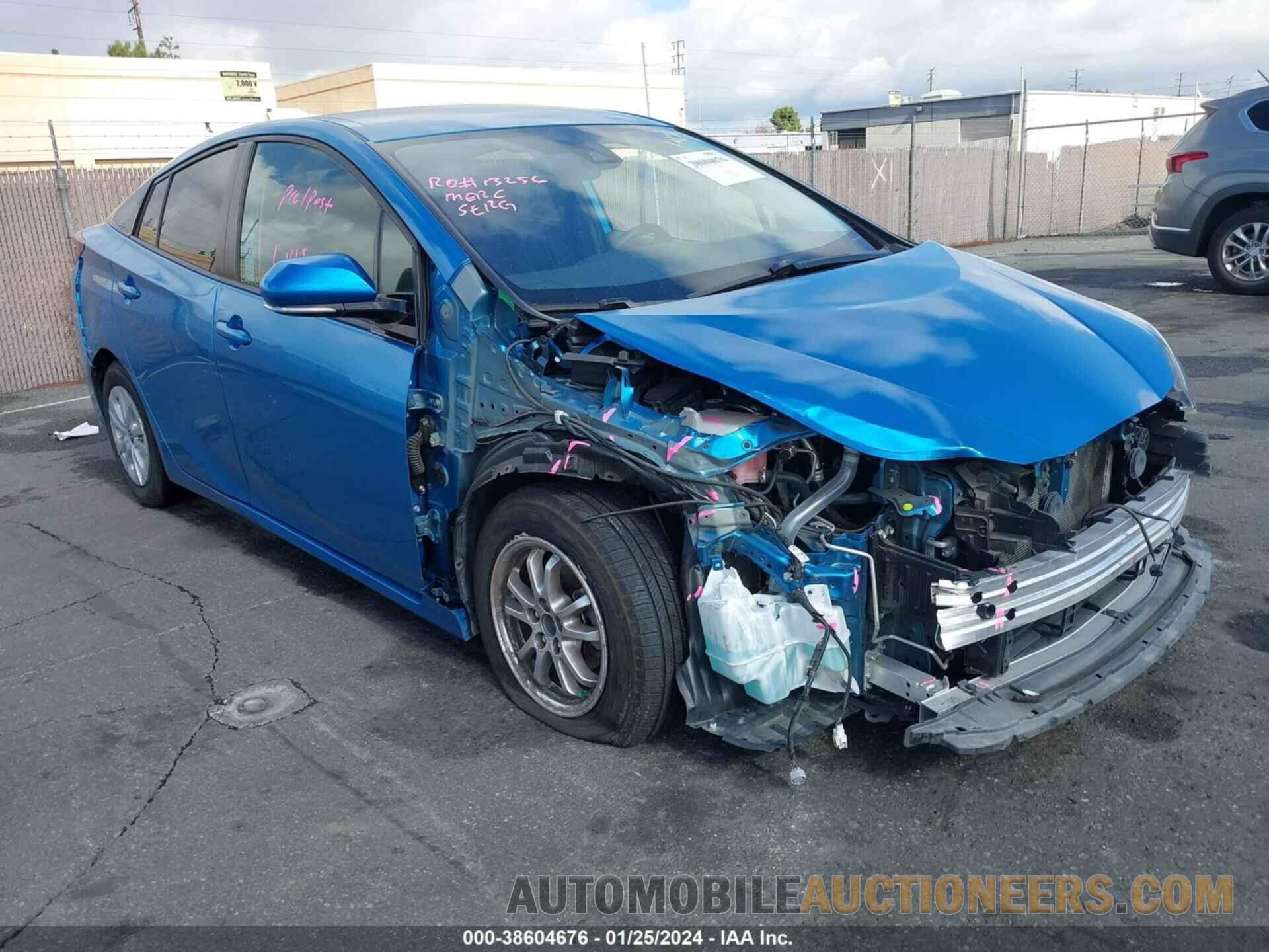 JTDKARFU7K3100781 TOYOTA PRIUS 2019