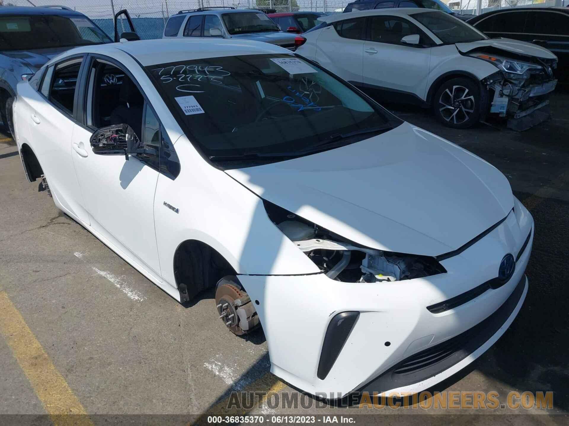 JTDKARFU7L3115069 TOYOTA PRIUS 2020