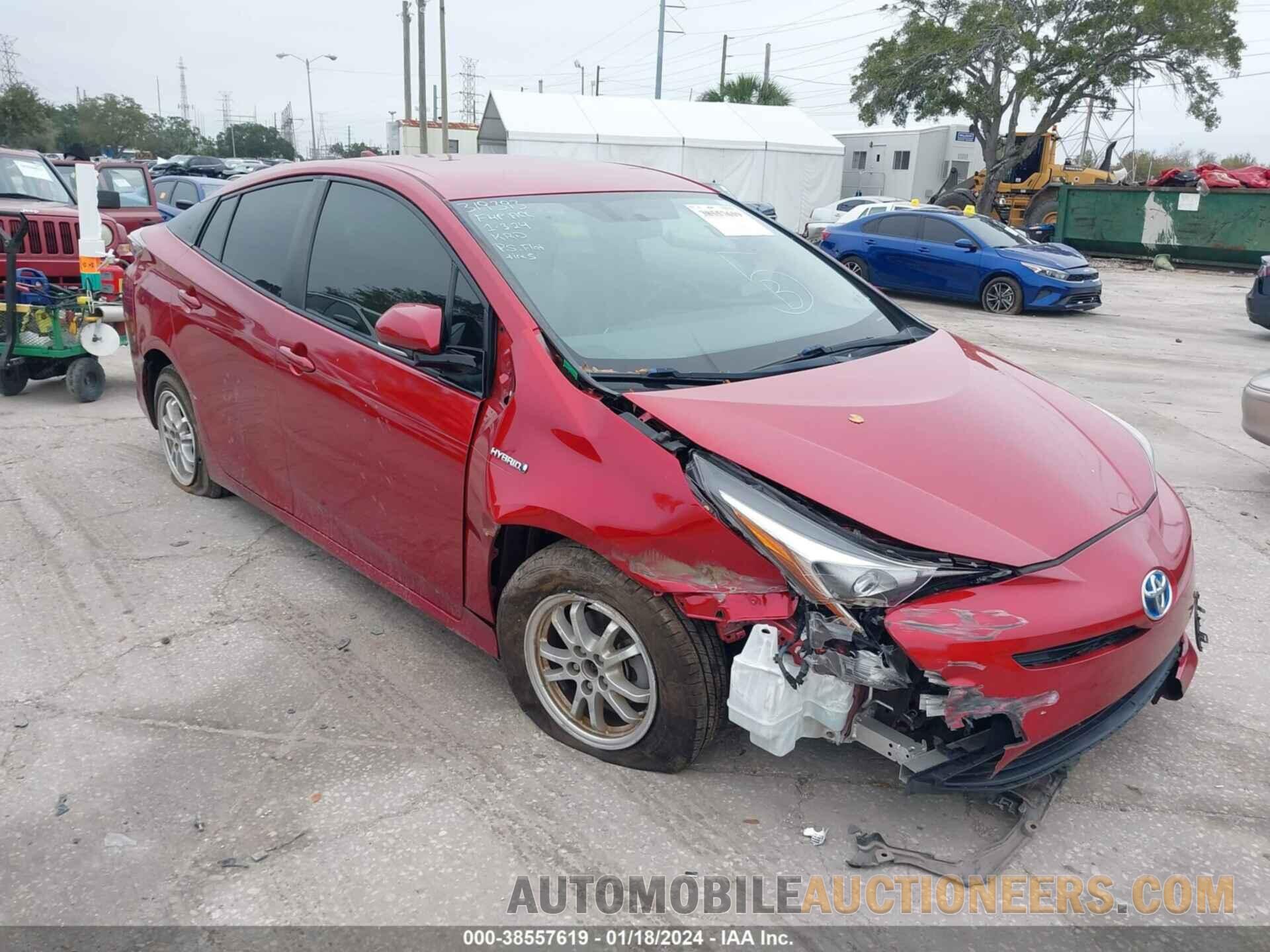 JTDKARFU8G3510612 TOYOTA PRIUS 2016