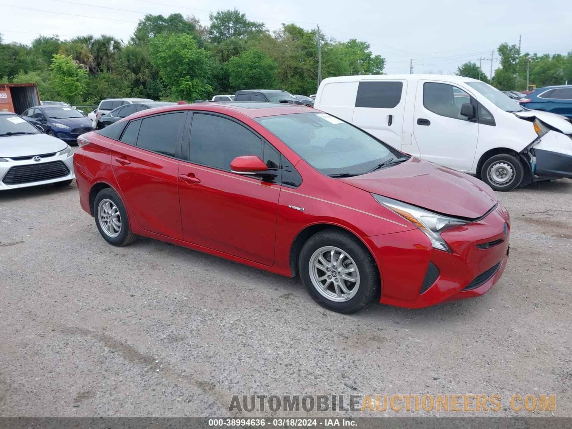 JTDKARFU8G3516734 TOYOTA PRIUS 2016