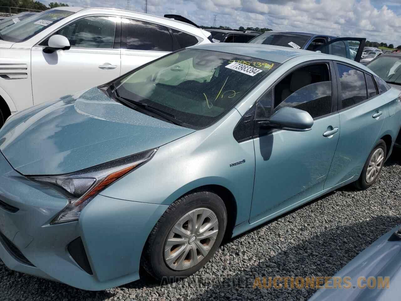 JTDKARFU8H3051910 TOYOTA PRIUS 2017