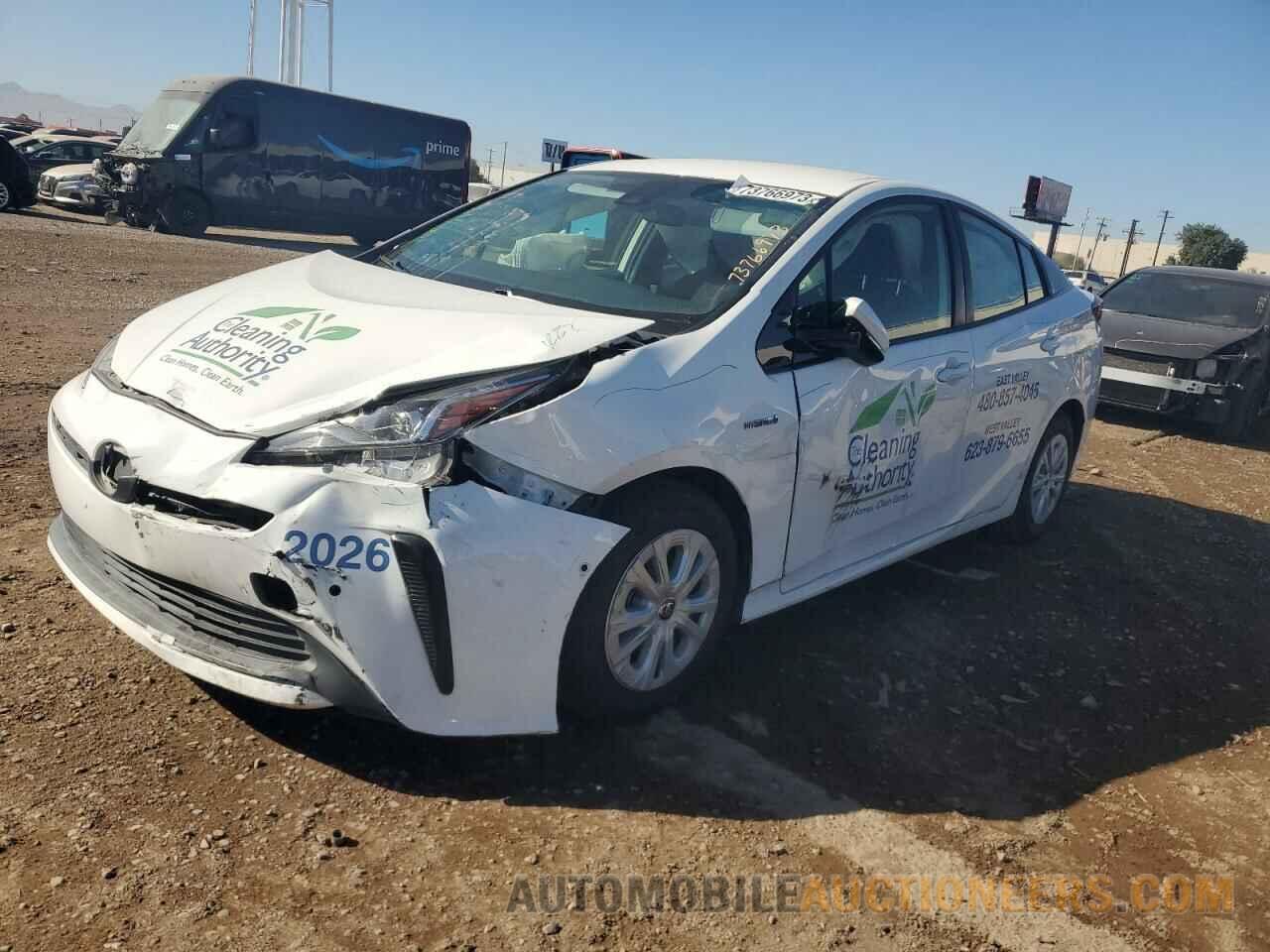 JTDKARFU8K3073140 TOYOTA PRIUS 2019