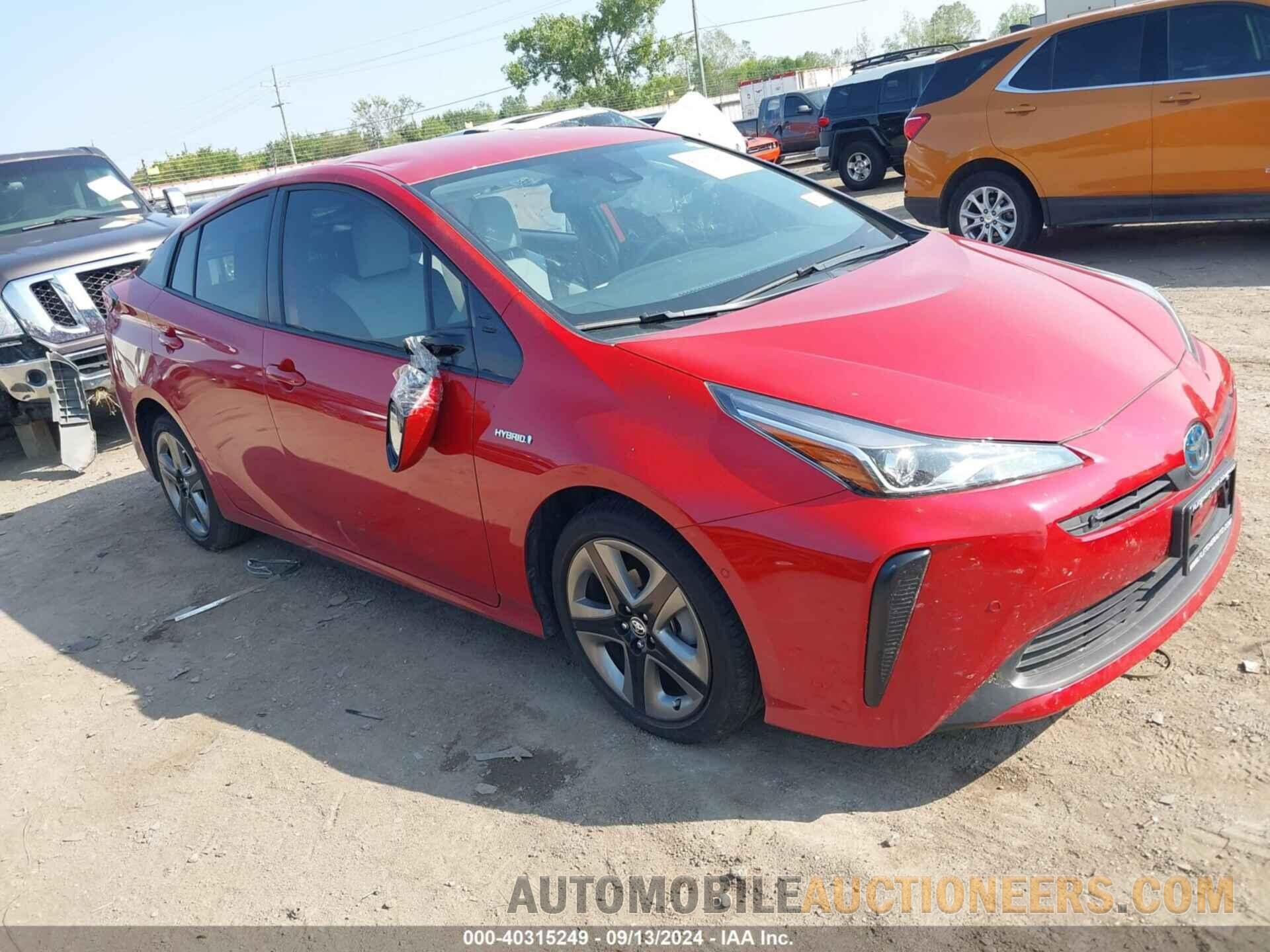 JTDKARFU8K3073980 TOYOTA PRIUS 2019