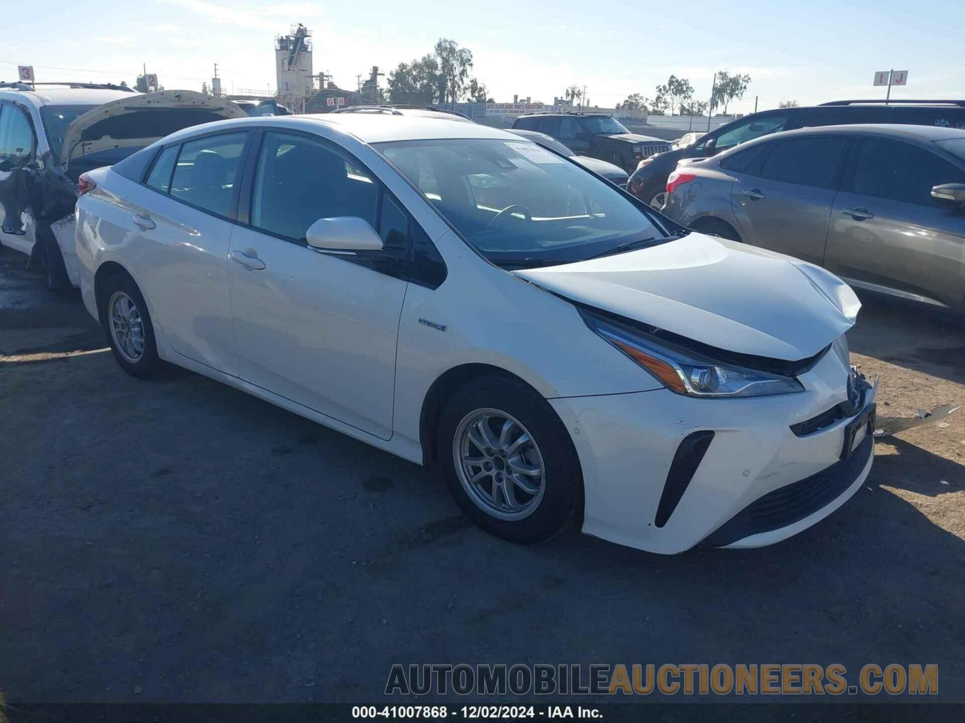 JTDKARFU8K3088754 TOYOTA PRIUS 2019