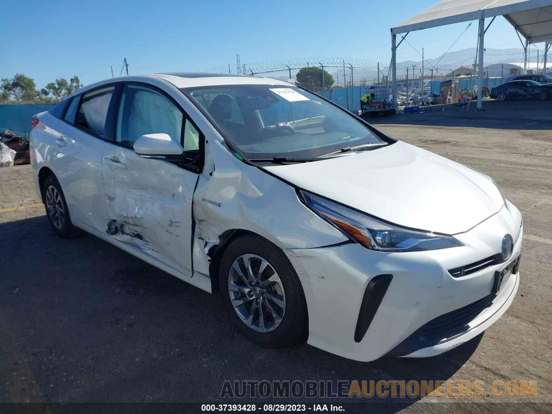 JTDKARFU8L3114125 TOYOTA PRIUS 2020