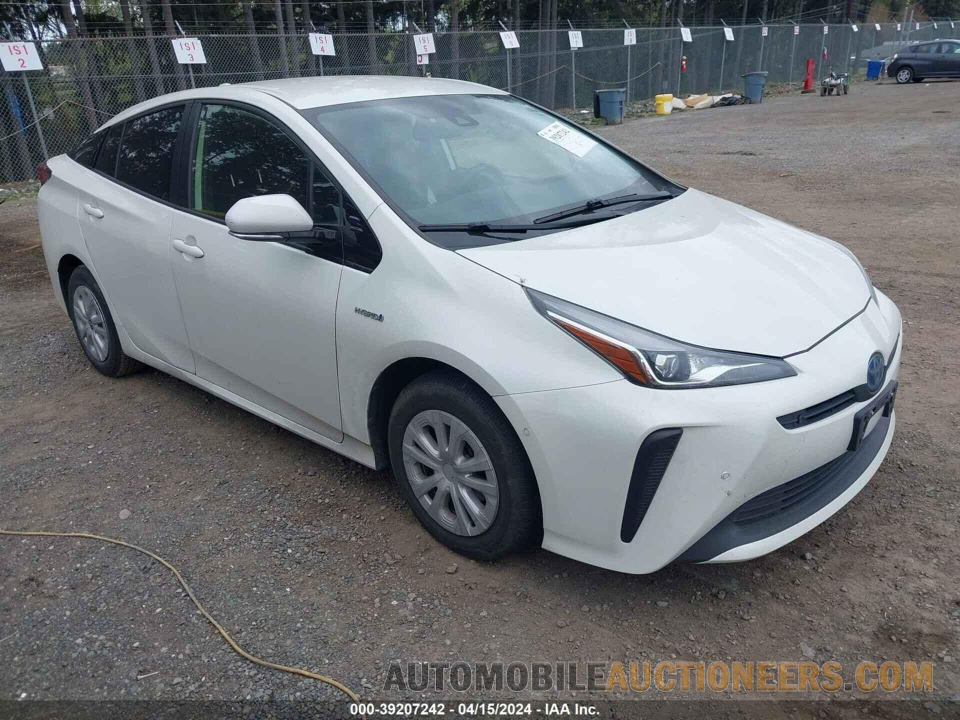 JTDKARFU8L3119664 TOYOTA PRIUS 2020