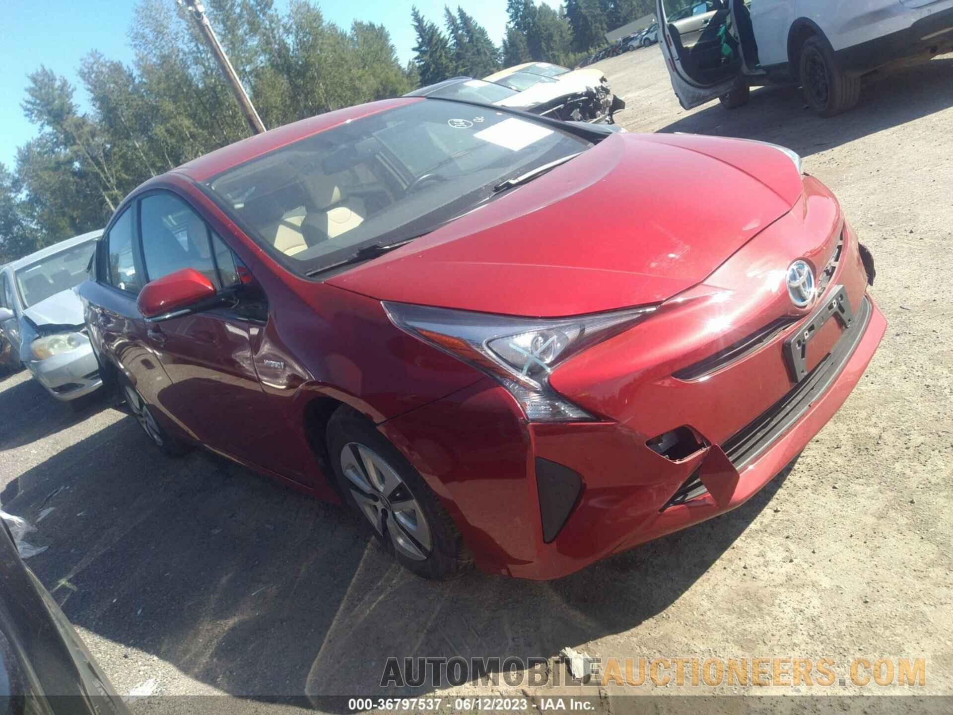 JTDKARFU9G3511588 TOYOTA PRIUS 2016