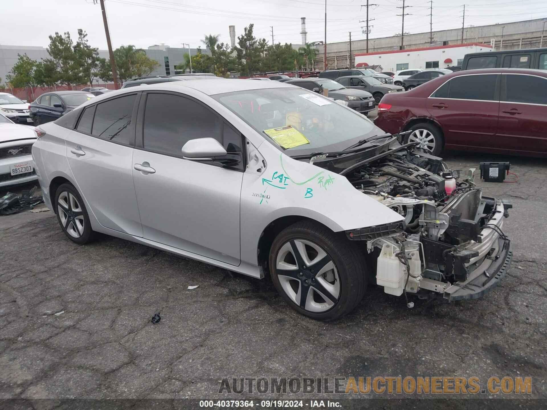 JTDKARFU9J3063988 TOYOTA PRIUS 2018