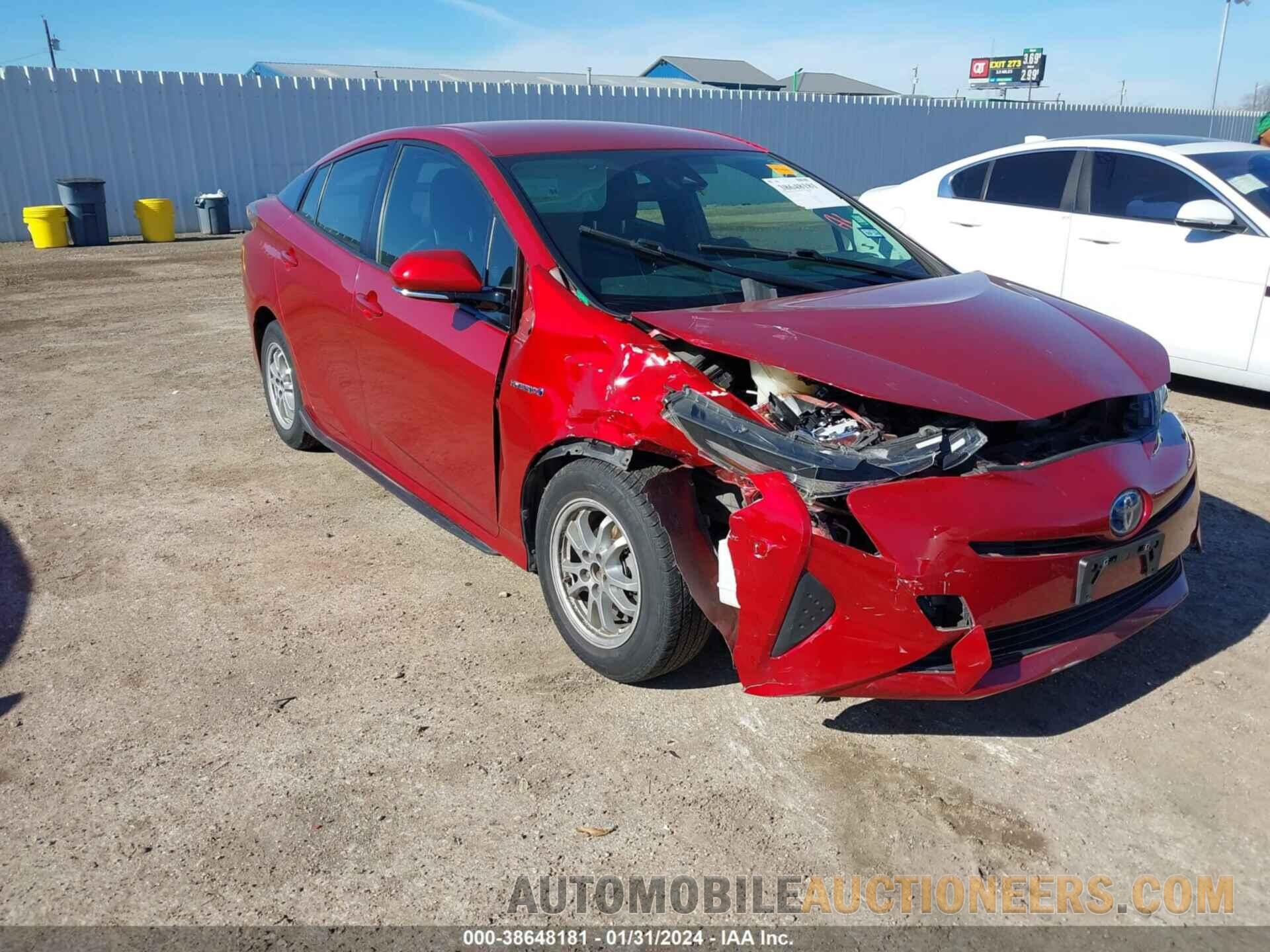 JTDKARFU9J3549930 TOYOTA PRIUS 2018