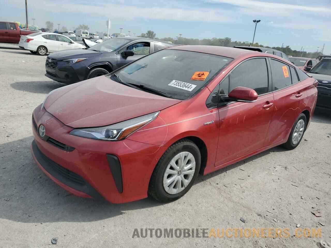 JTDKARFU9K3079156 TOYOTA PRIUS 2019