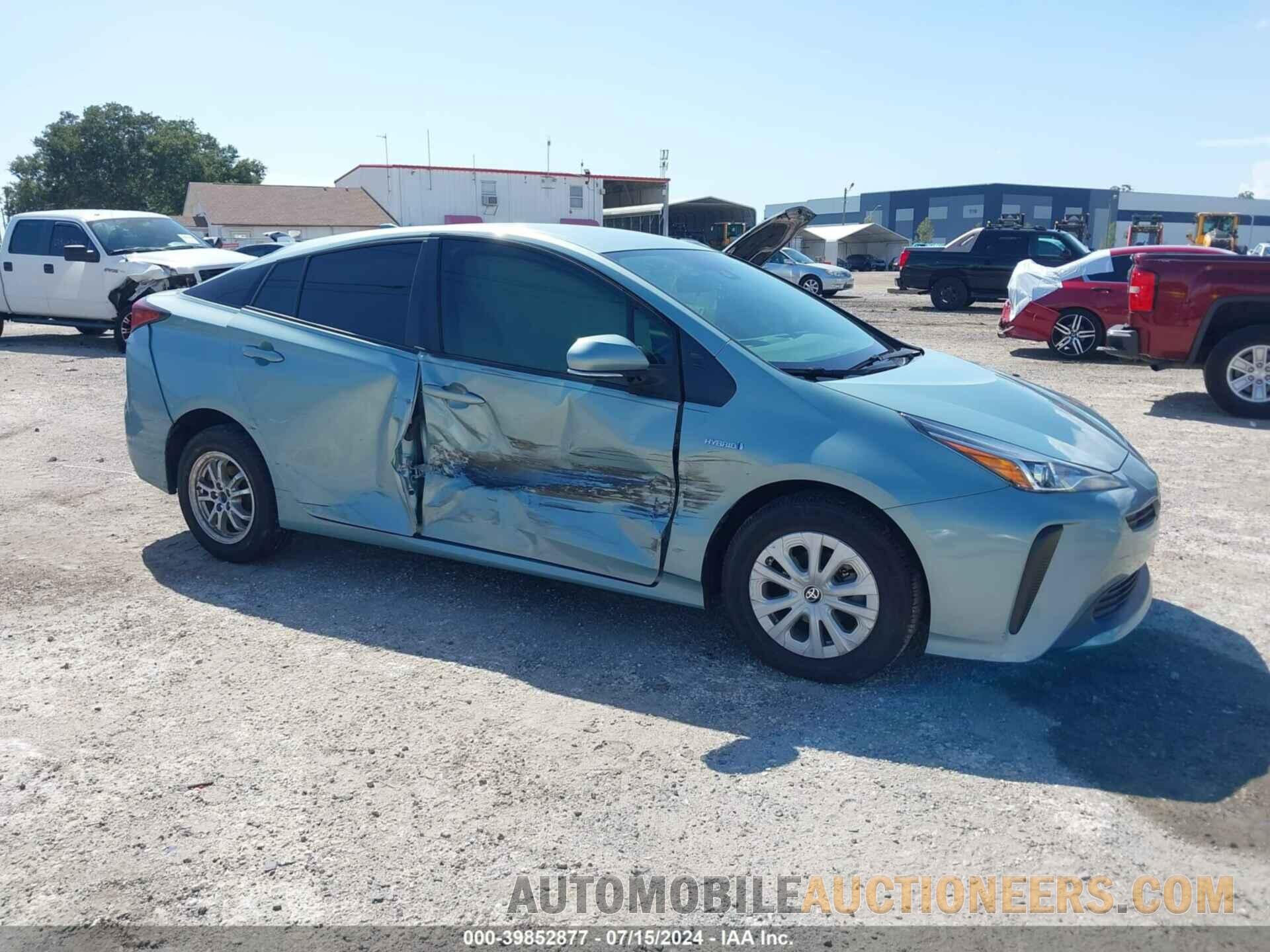 JTDKARFU9K3079562 TOYOTA PRIUS 2019