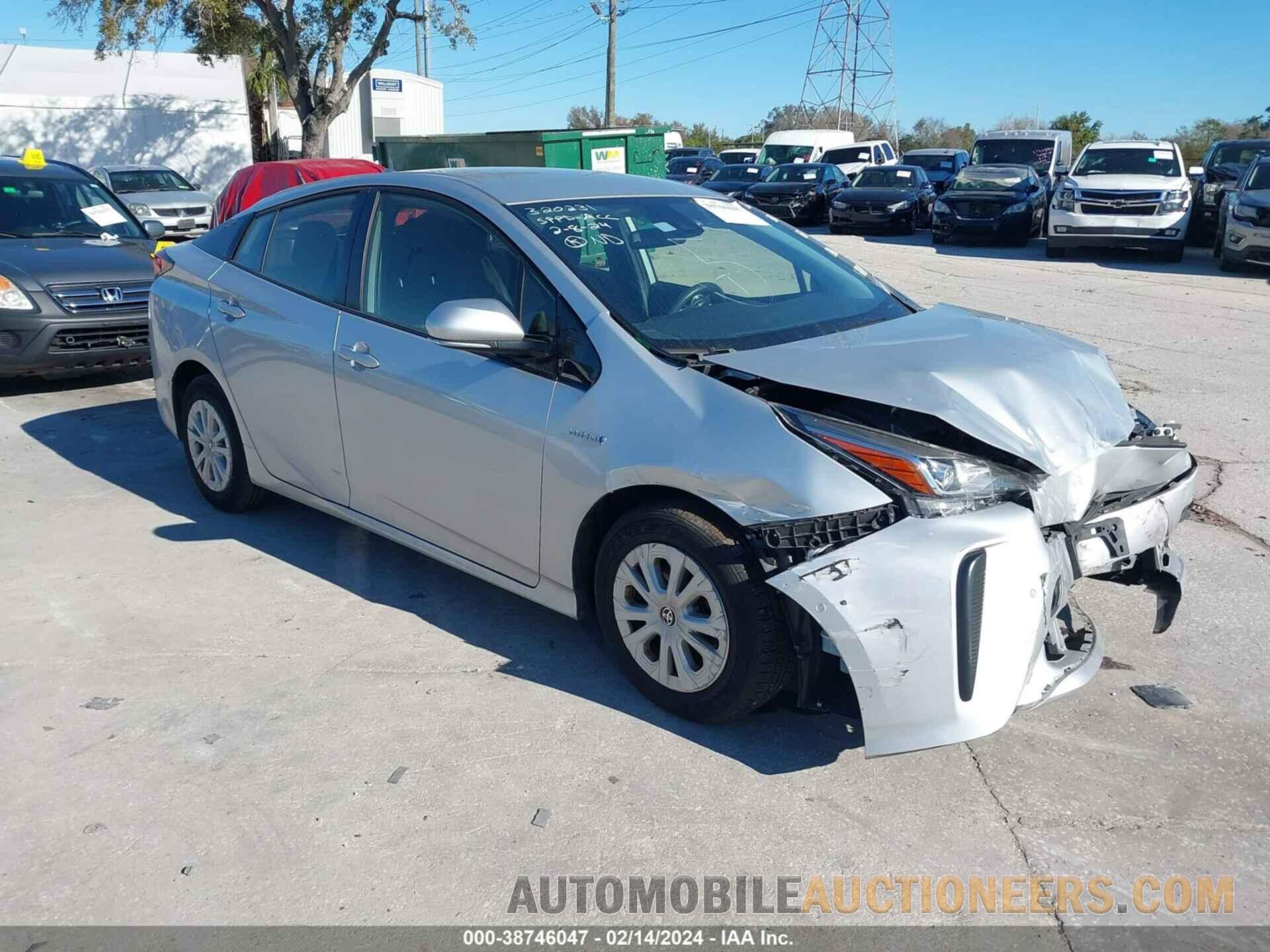 JTDKARFU9K3098905 TOYOTA PRIUS 2019