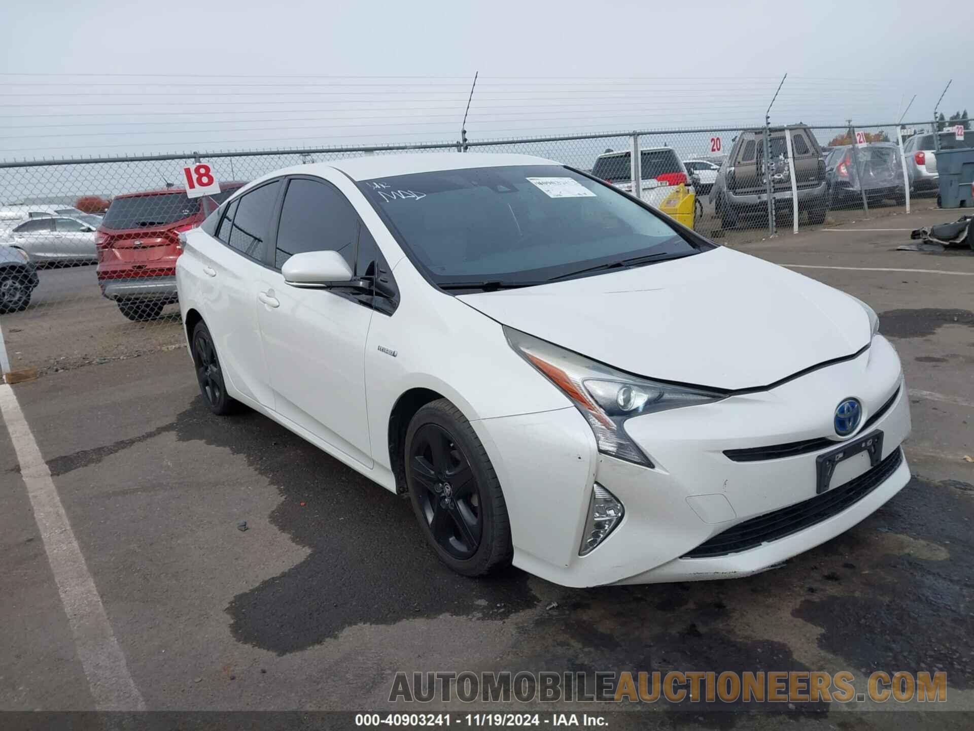 JTDKARFUXG3000956 TOYOTA PRIUS 2016