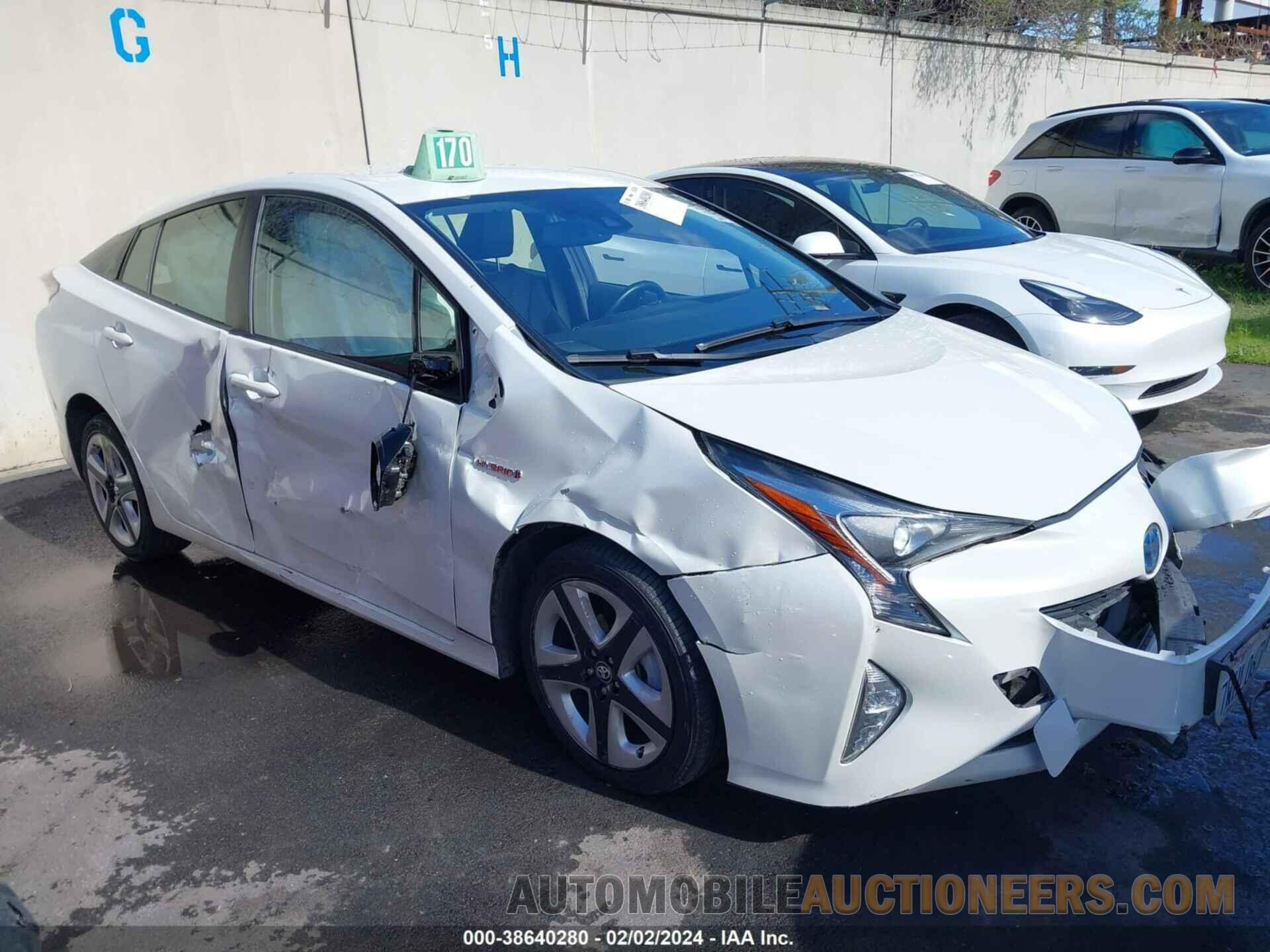 JTDKARFUXG3019667 TOYOTA PRIUS 2016