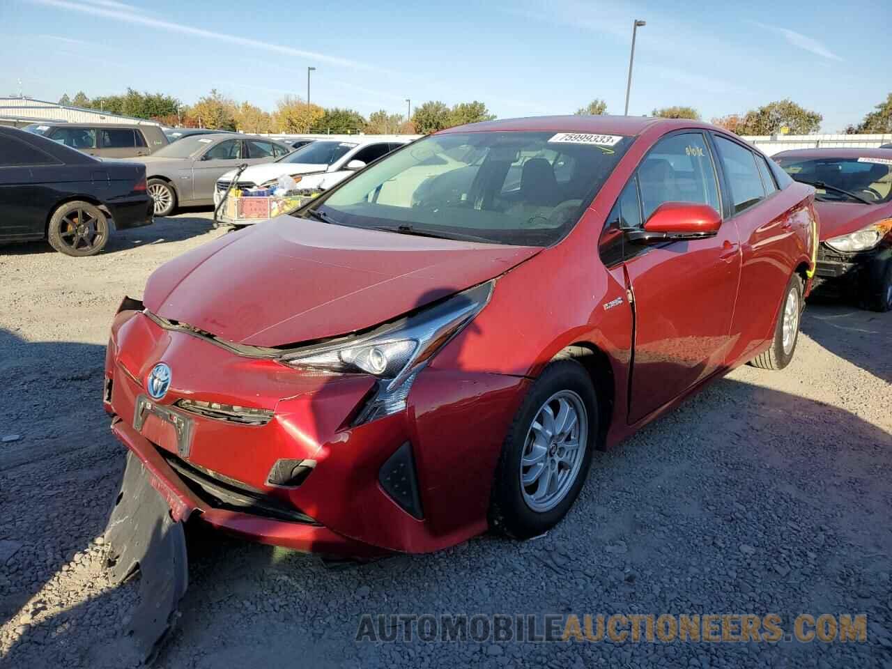 JTDKARFUXG3503998 TOYOTA PRIUS 2016