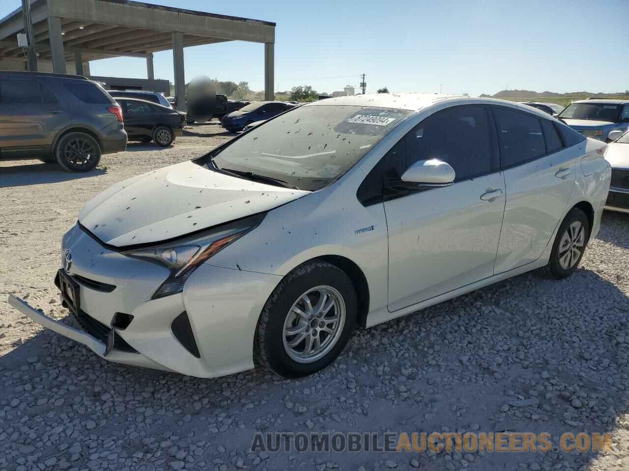 JTDKARFUXG3506612 TOYOTA PRIUS 2016