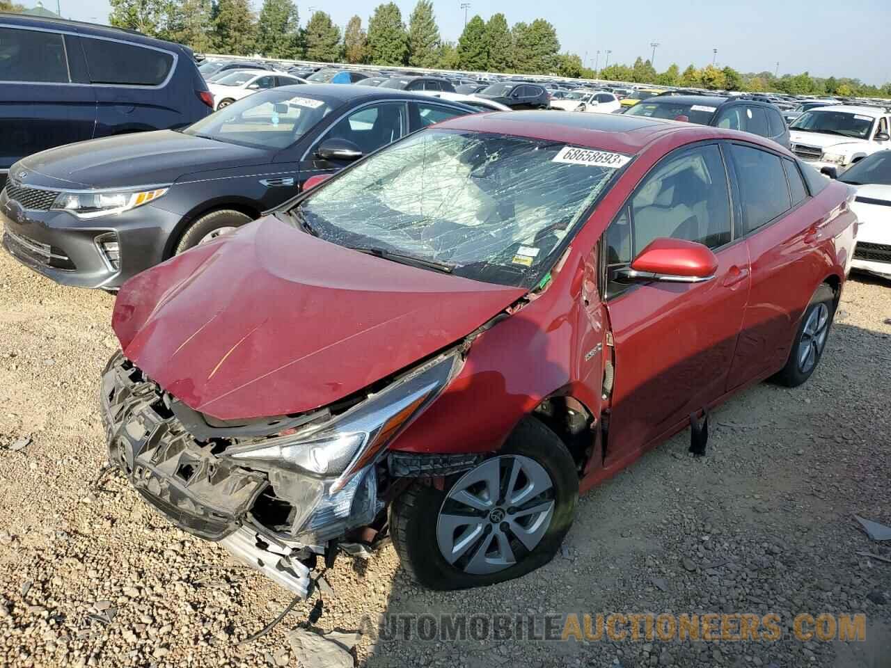 JTDKARFUXH3052895 TOYOTA PRIUS 2017