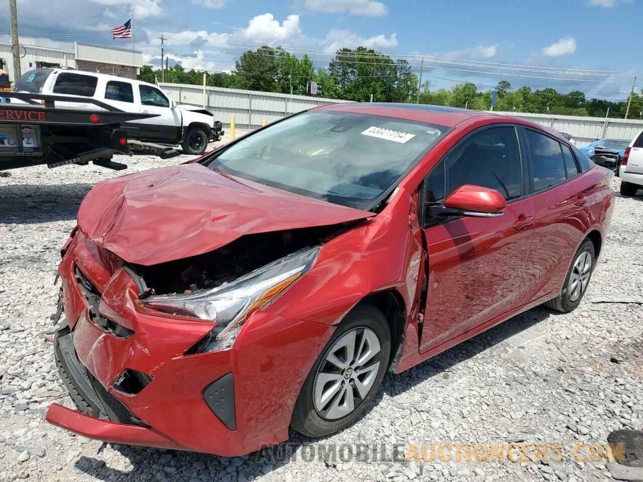 JTDKARFUXJ3056290 TOYOTA PRIUS 2018