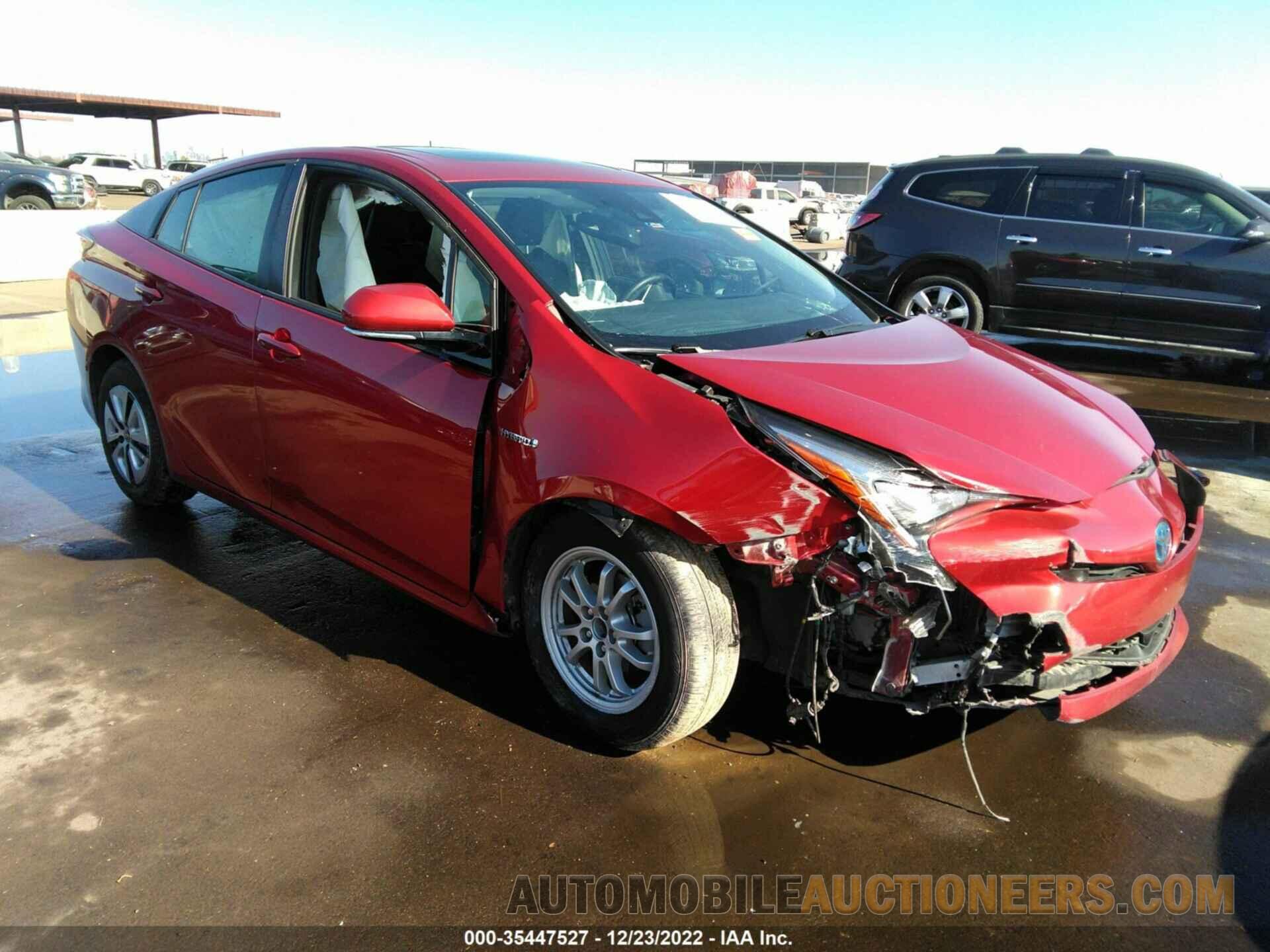 JTDKARFUXJ3058301 TOYOTA PRIUS 2018