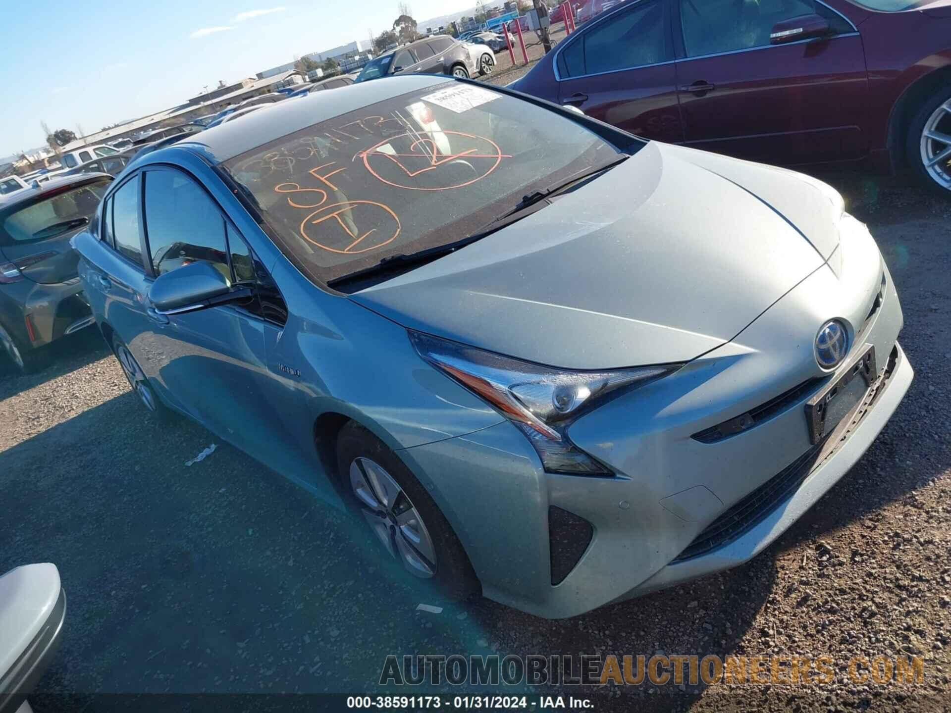 JTDKARFUXJ3058976 TOYOTA PRIUS 2018