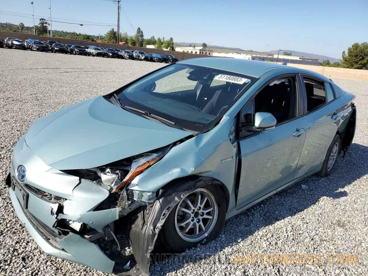 JTDKARFUXJ3059688 TOYOTA PRIUS 2018