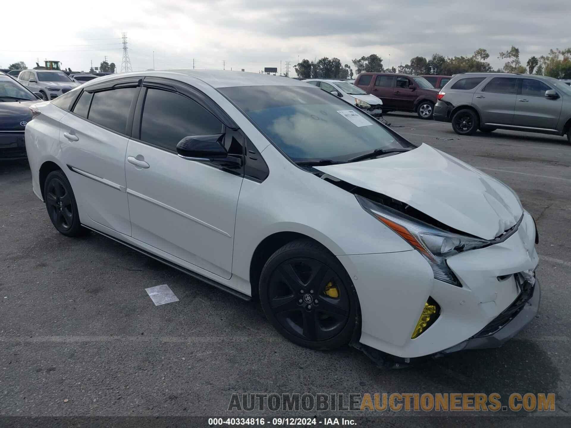 JTDKARFUXJ3062588 TOYOTA PRIUS 2018