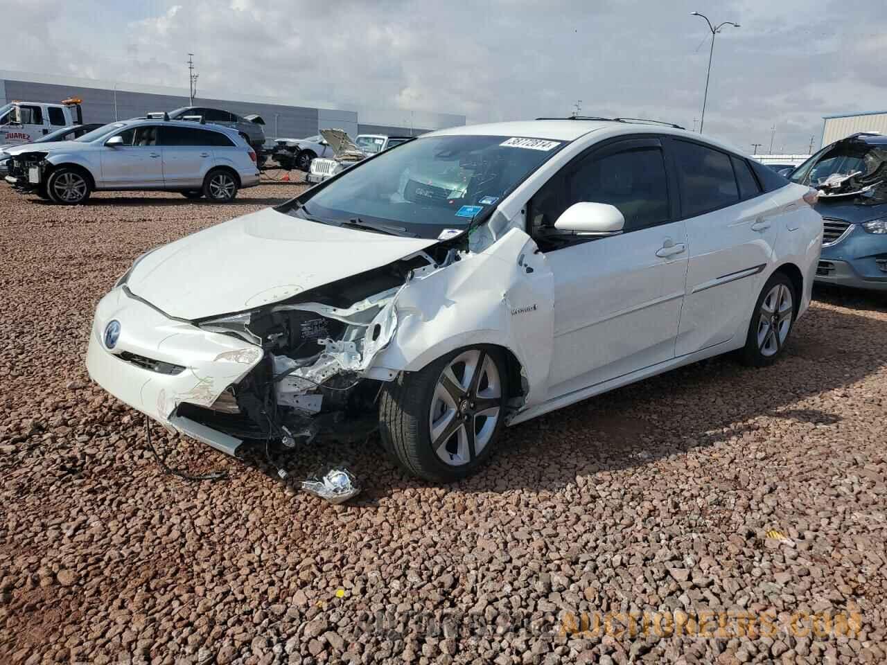 JTDKARFUXJ3064504 TOYOTA PRIUS 2018