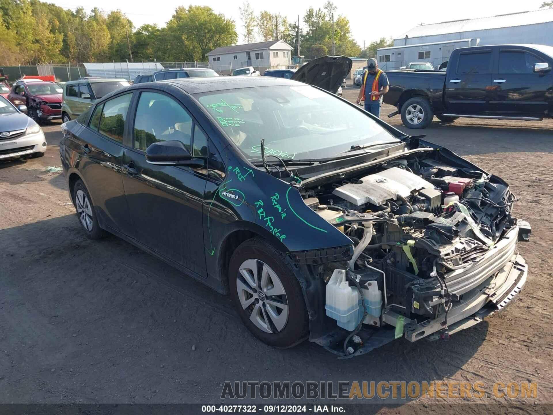 JTDKARFUXJ3067550 TOYOTA PRIUS 2018