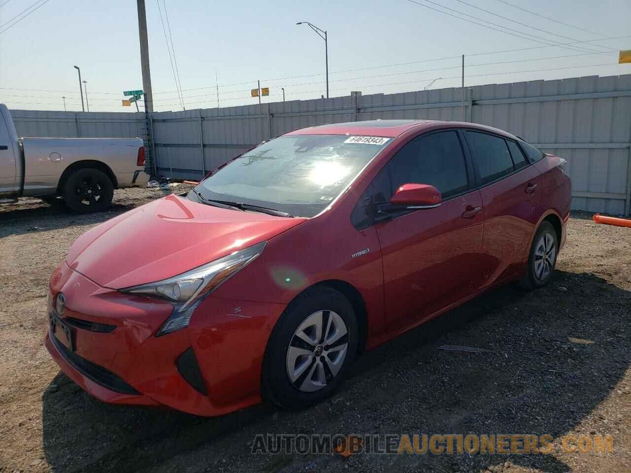 JTDKARFUXJ3554120 TOYOTA PRIUS 2018