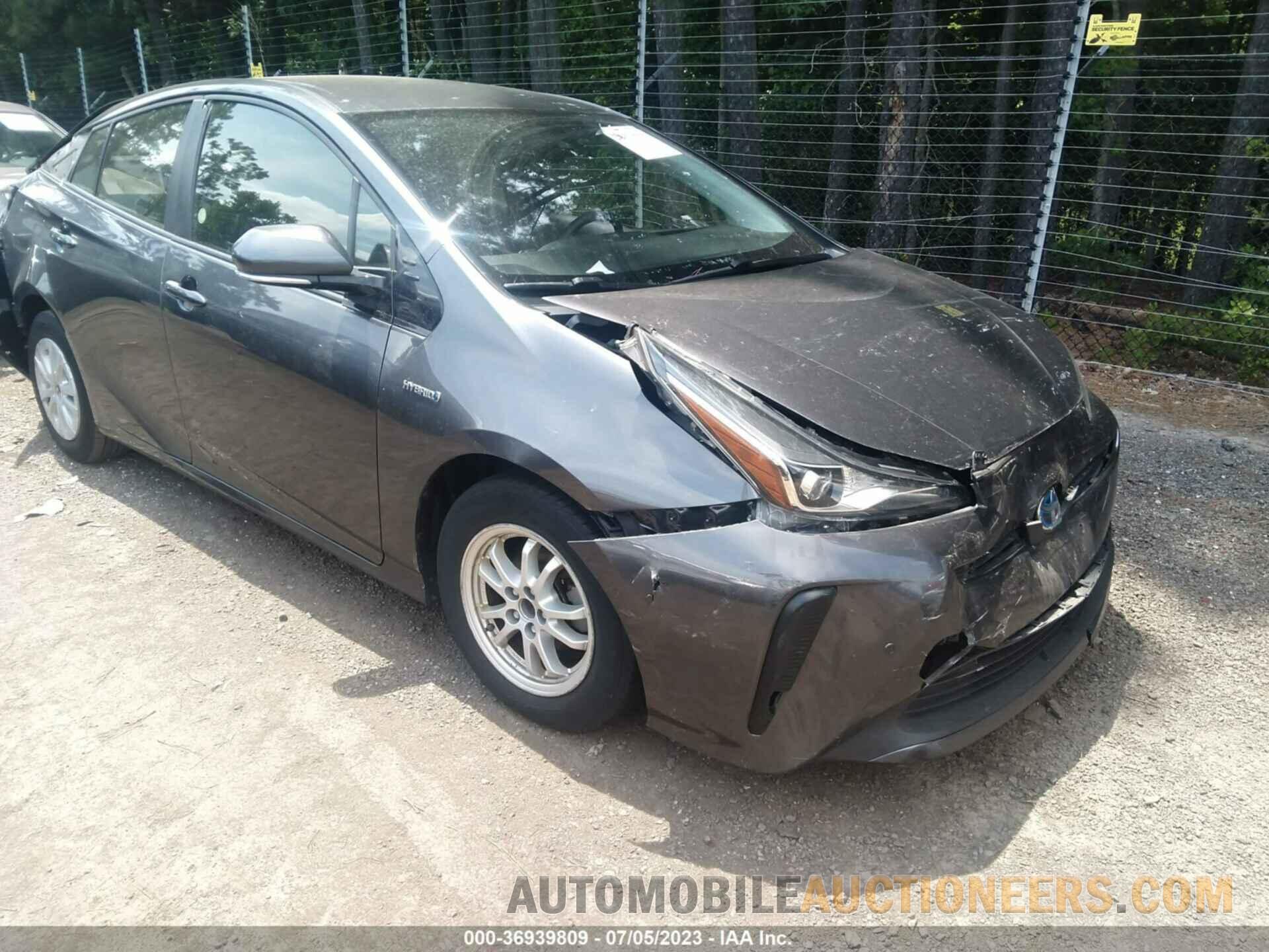 JTDKARFUXK3070062 TOYOTA PRIUS 2019