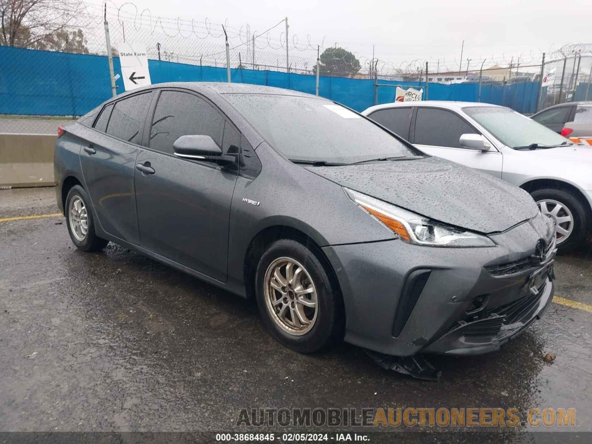 JTDKARFUXK3075522 TOYOTA PRIUS 2019