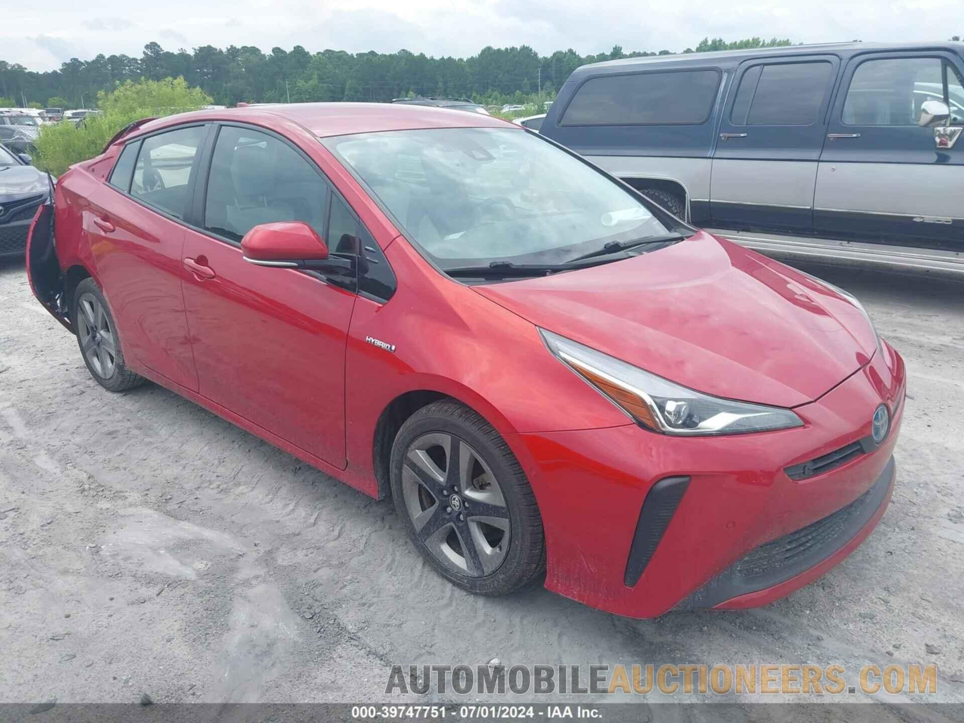 JTDKARFUXK3076430 TOYOTA PRIUS 2019