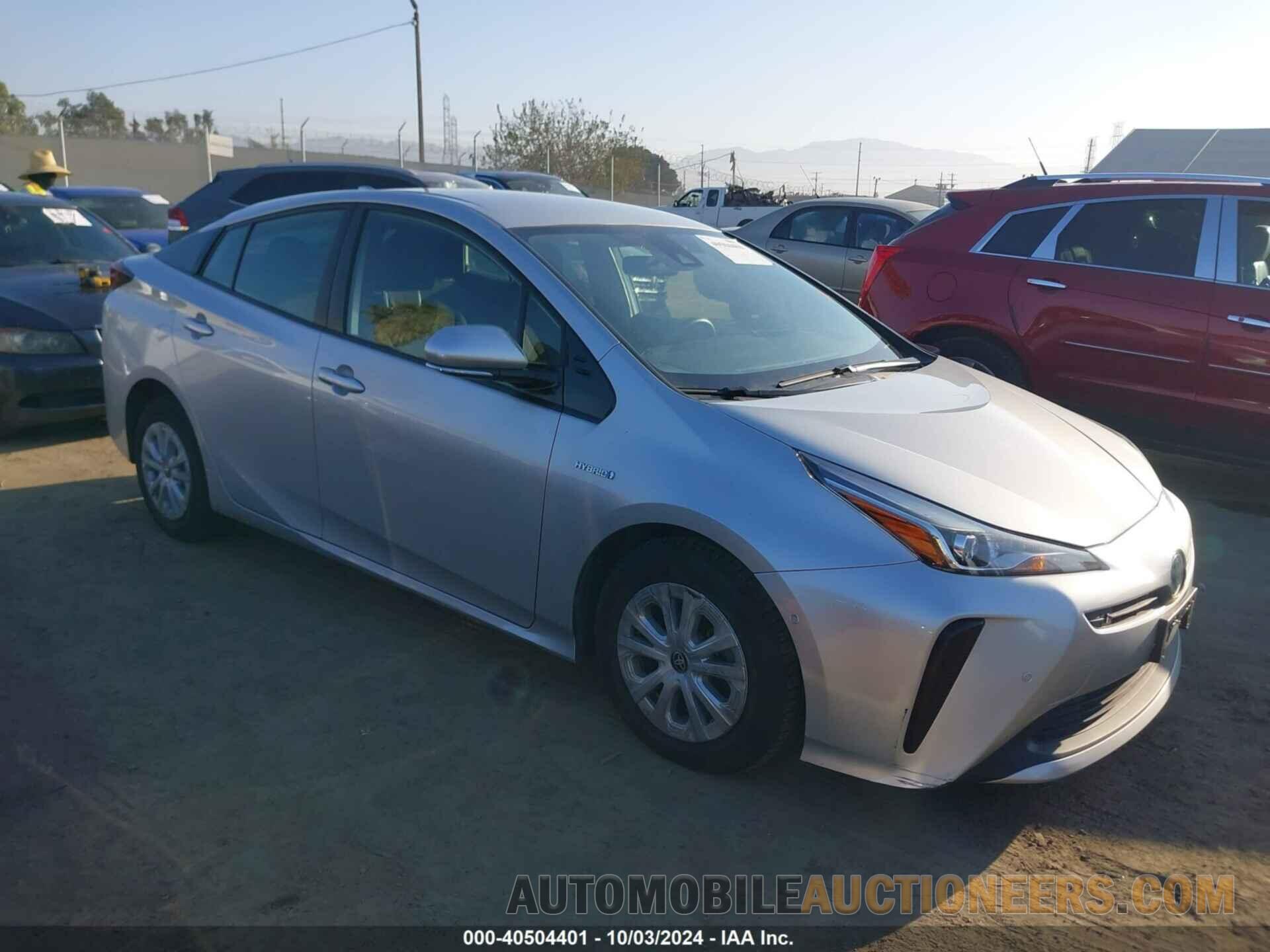 JTDKARFUXK3076525 TOYOTA PRIUS 2019