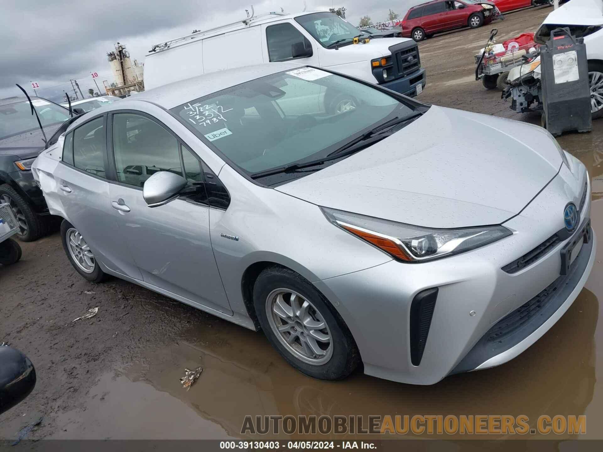 JTDKARFUXK3077934 TOYOTA PRIUS 2019