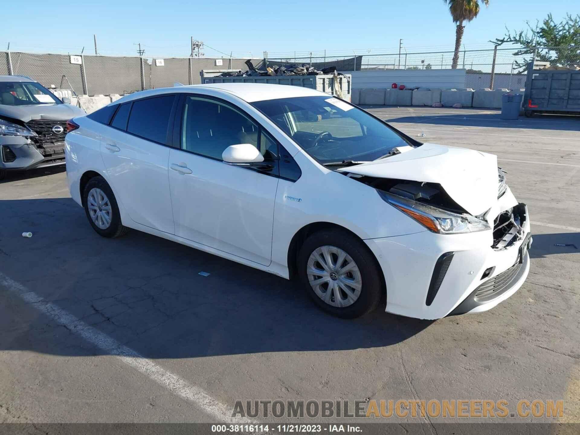 JTDKARFUXK3079795 TOYOTA PRIUS 2019