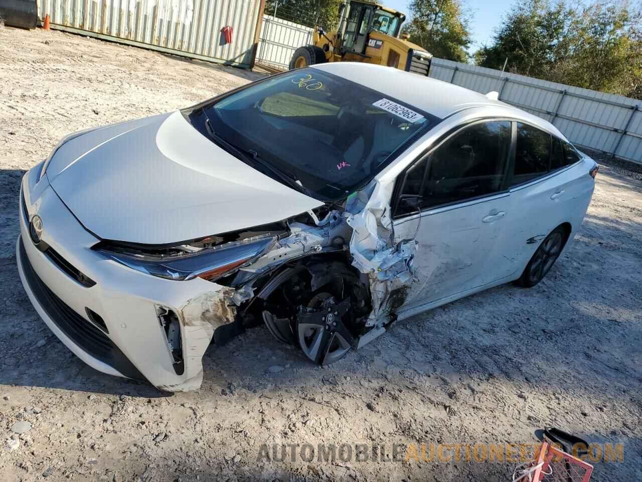 JTDKARFUXK3085967 TOYOTA PRIUS 2019