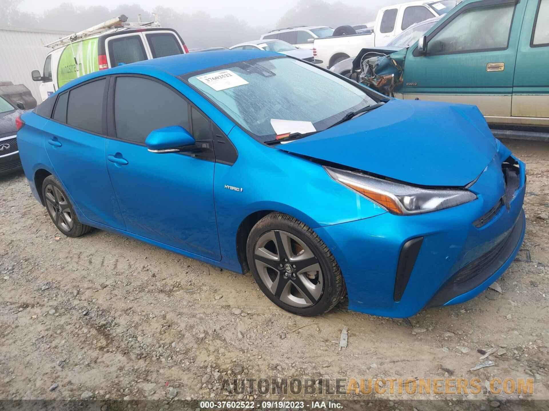 JTDKARFUXK3089632 TOYOTA PRIUS 2019