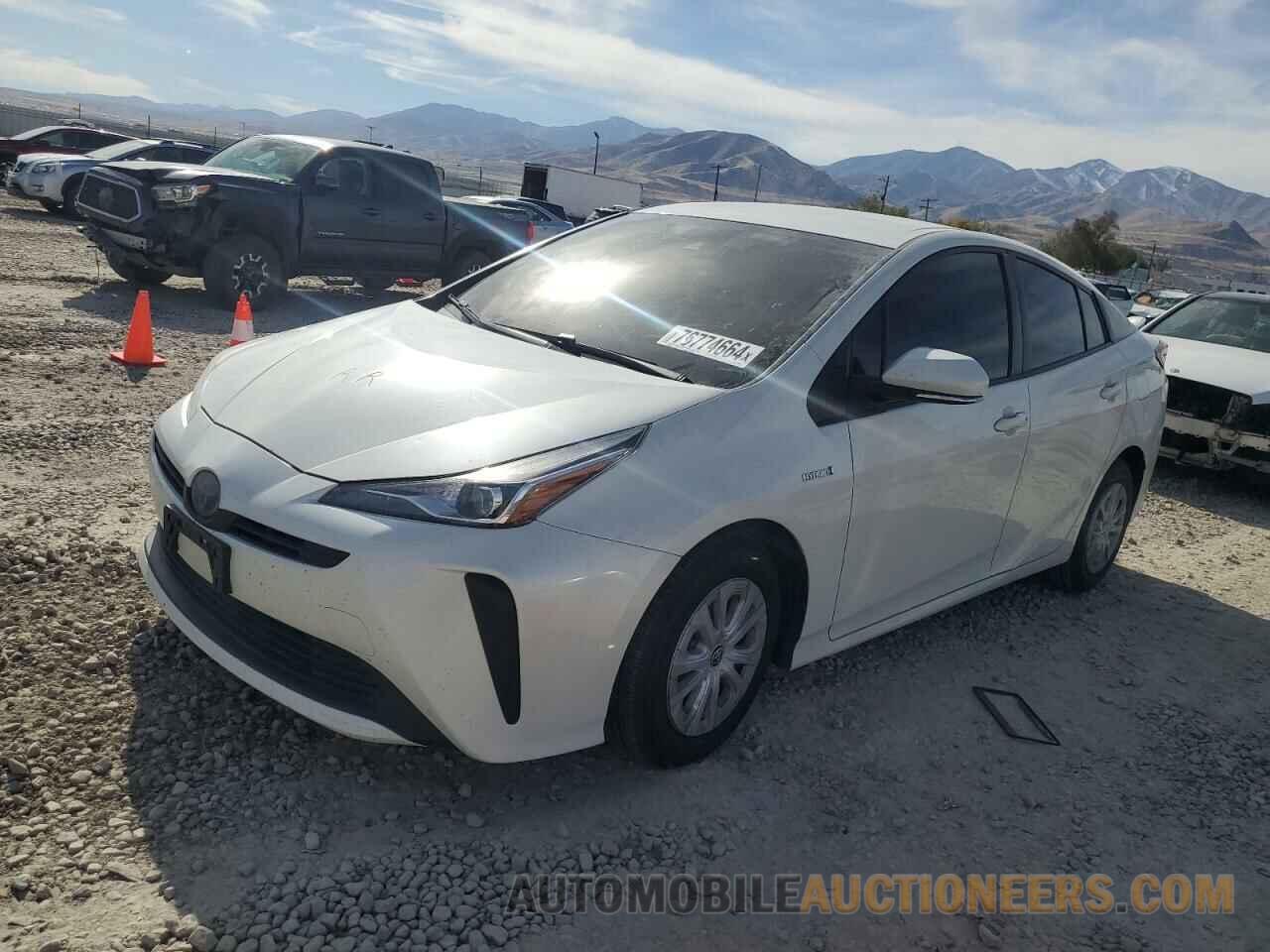 JTDKARFUXK3093504 TOYOTA PRIUS 2019