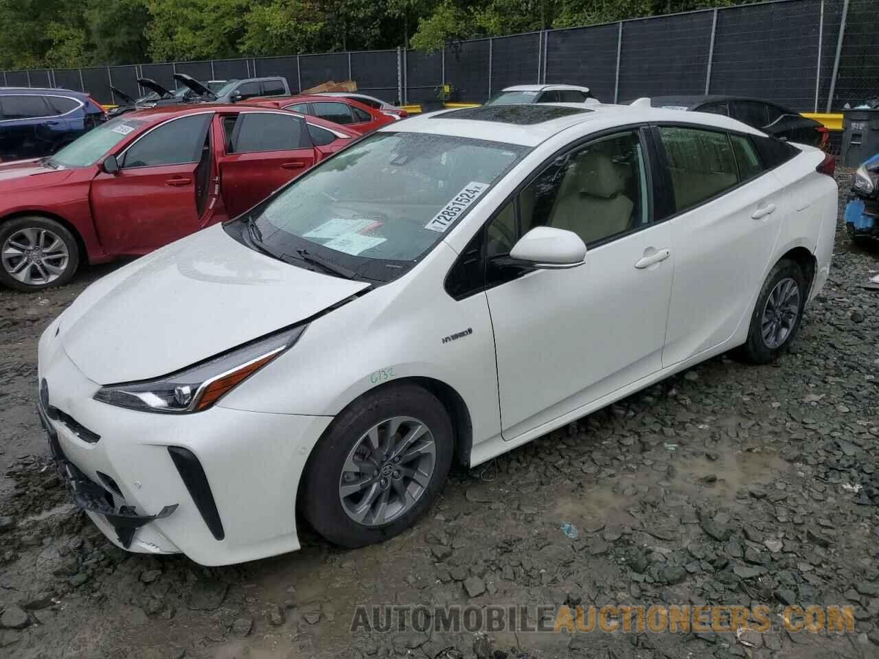 JTDKARFUXK3096130 TOYOTA PRIUS 2019