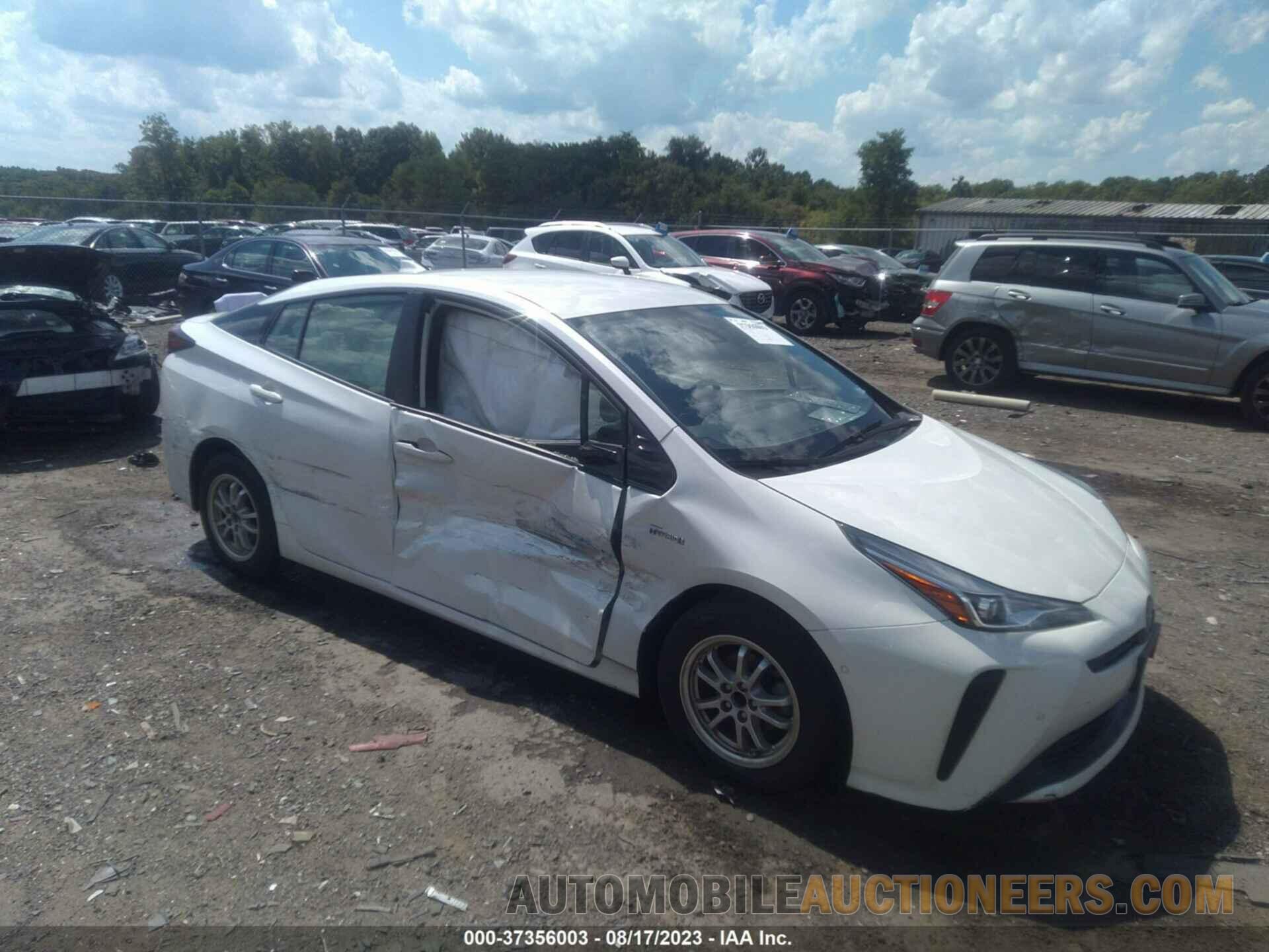 JTDKARFUXK3101004 TOYOTA PRIUS 2019