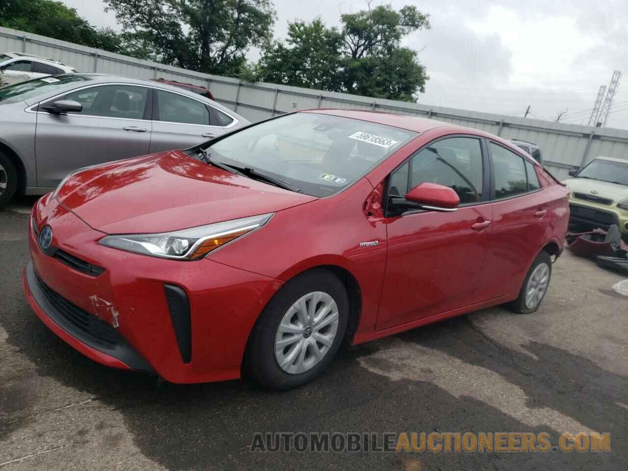 JTDKARFUXL3115292 TOYOTA PRIUS 2020