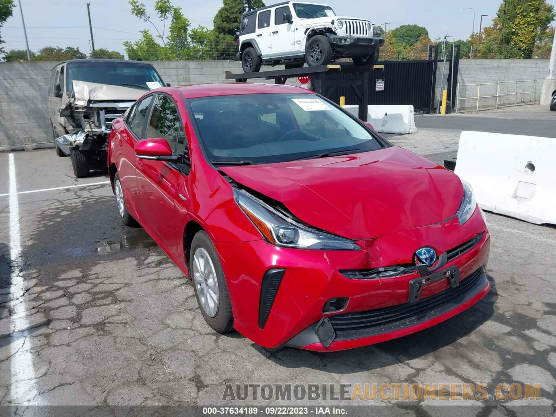 JTDKARFUXL3115566 TOYOTA PRIUS 2020