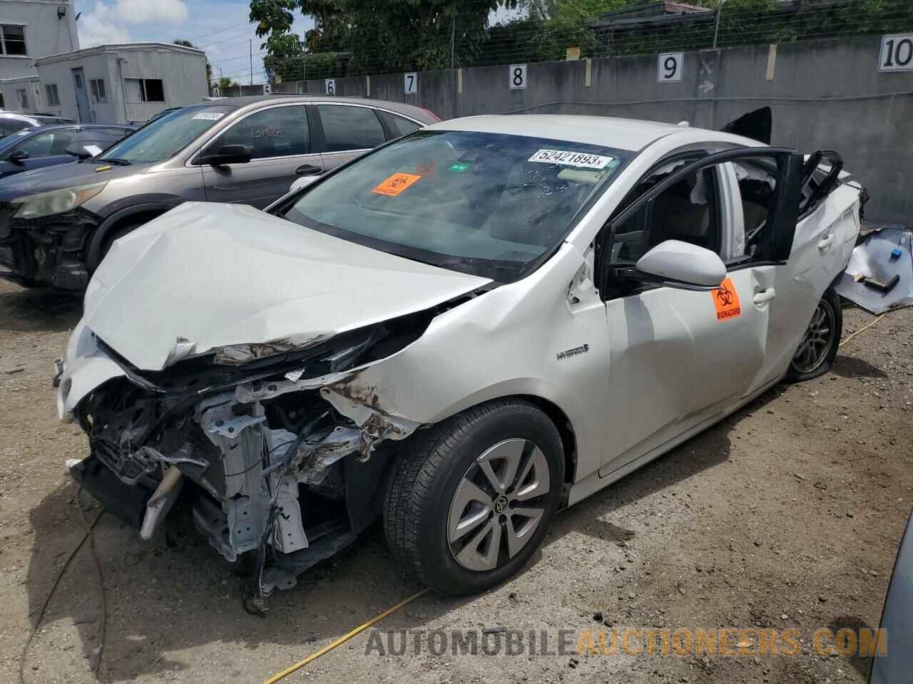 JTDKBRFU0H3054006 TOYOTA PRIUS 2017