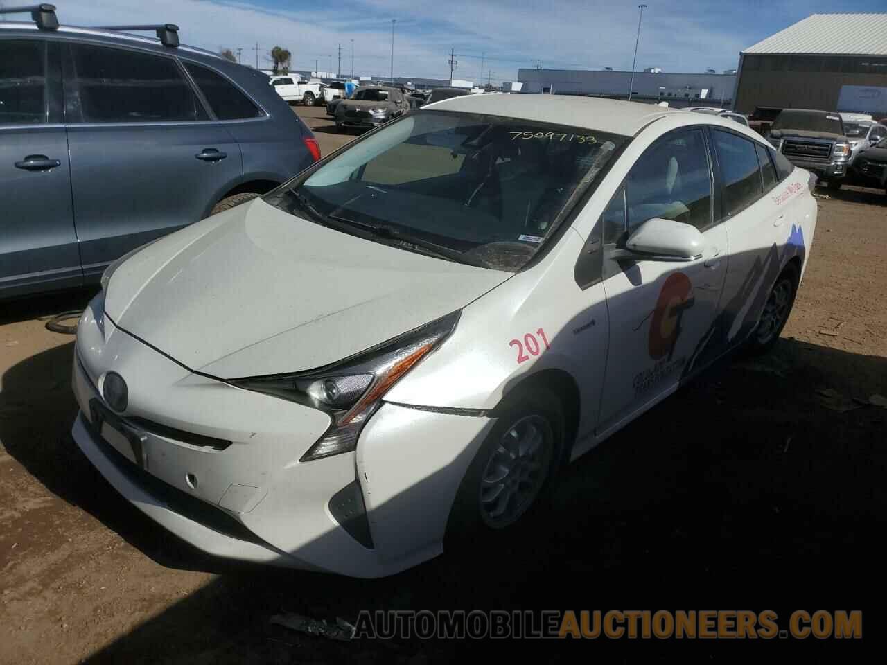 JTDKBRFU0H3550777 TOYOTA PRIUS 2017