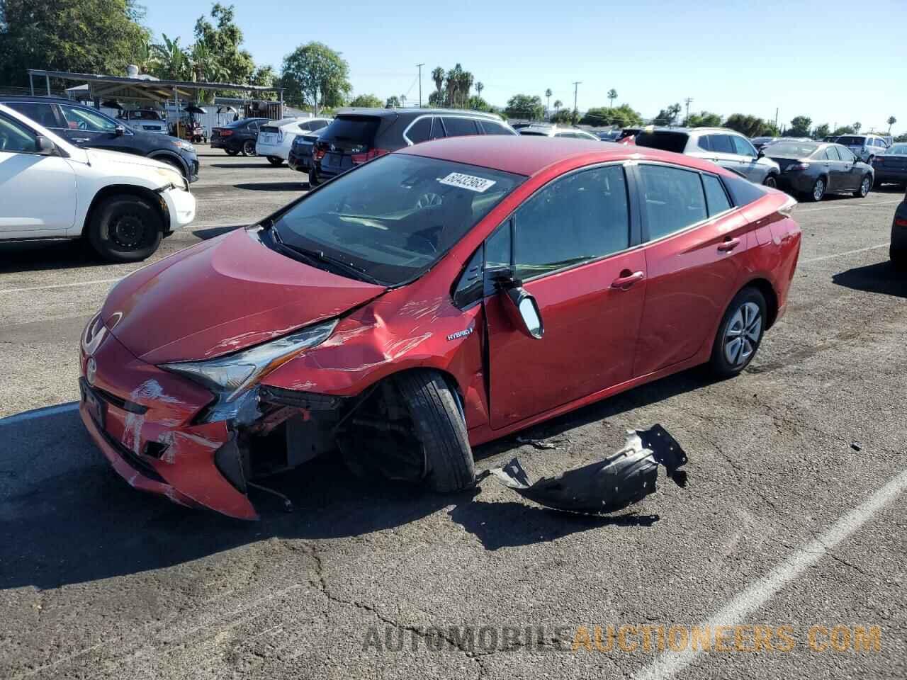 JTDKBRFU1J3062461 TOYOTA PRIUS 2018