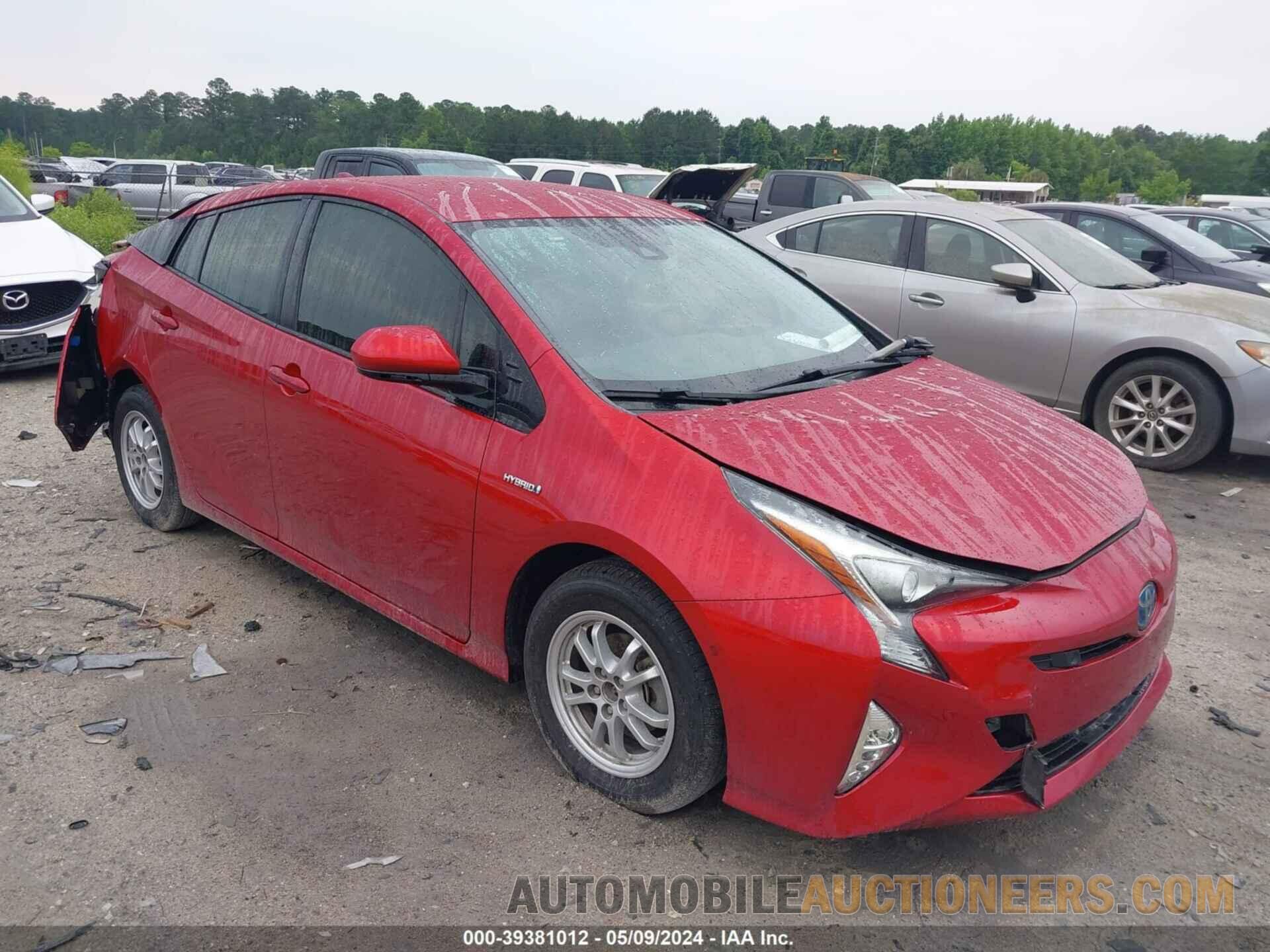 JTDKBRFU1J3590565 TOYOTA PRIUS 2018