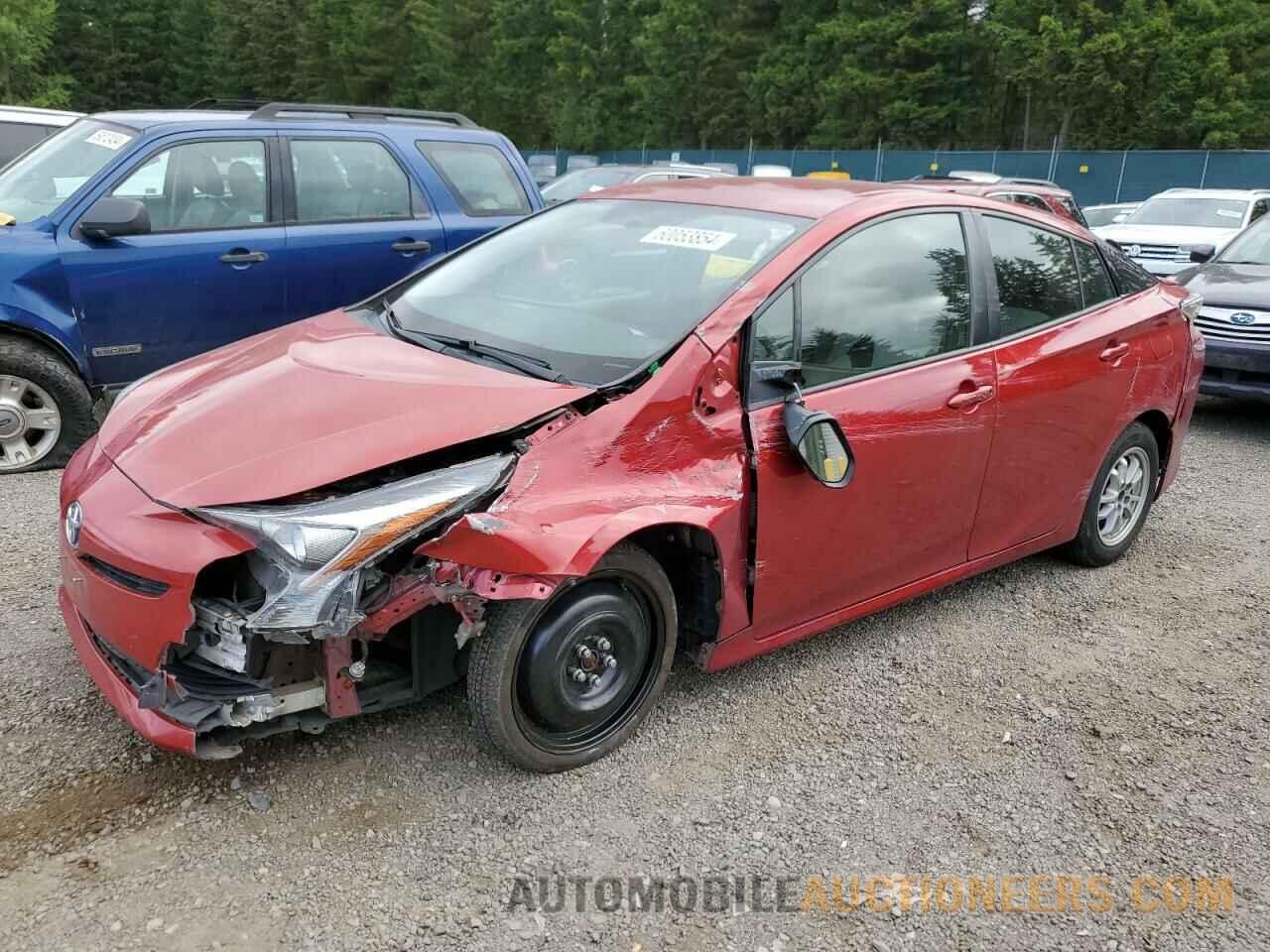 JTDKBRFU2G3511865 TOYOTA PRIUS 2016