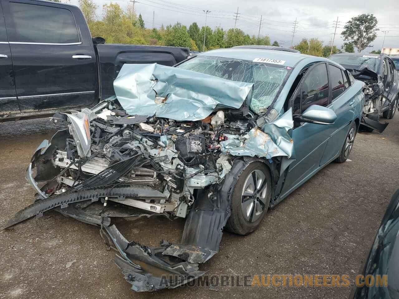 JTDKBRFU2H3057523 TOYOTA PRIUS 2017