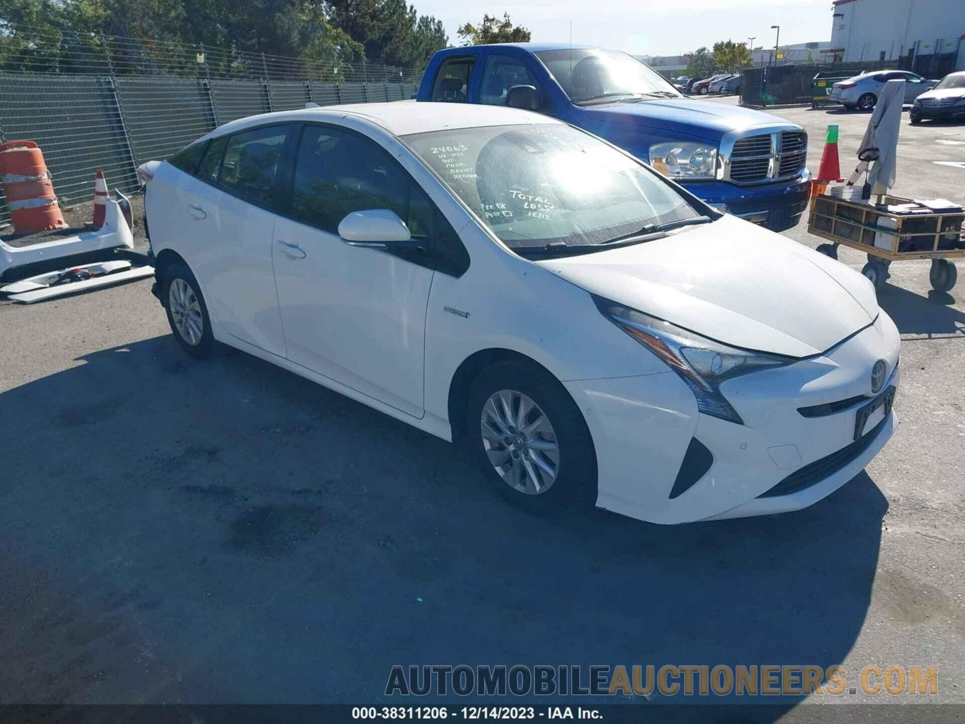 JTDKBRFU3J3066012 TOYOTA PRIUS 2018