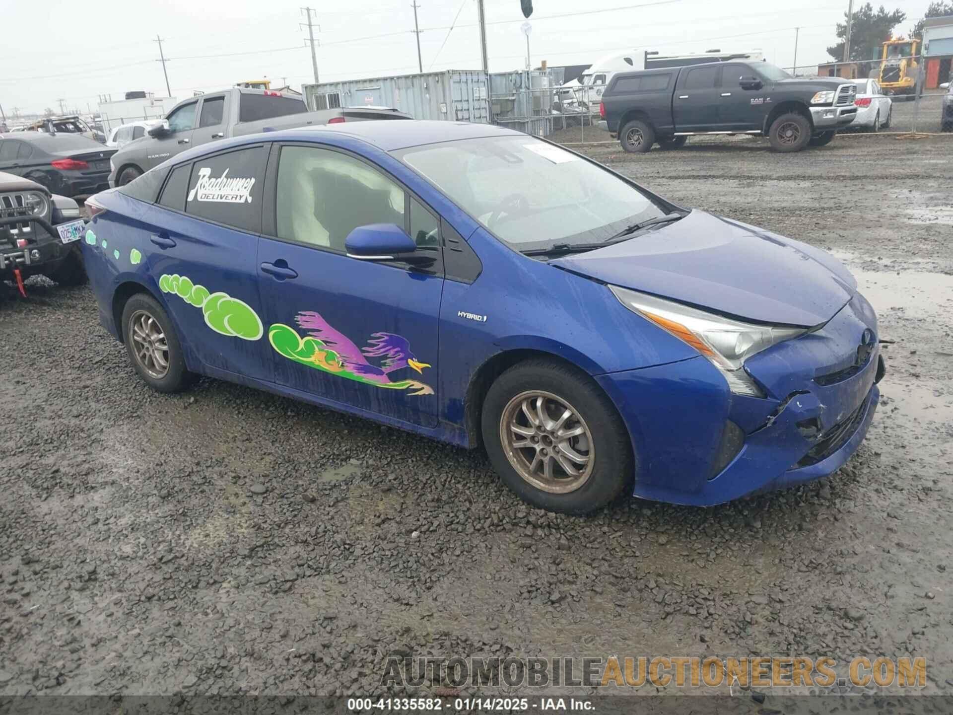 JTDKBRFU3J3071016 TOYOTA PRIUS 2018